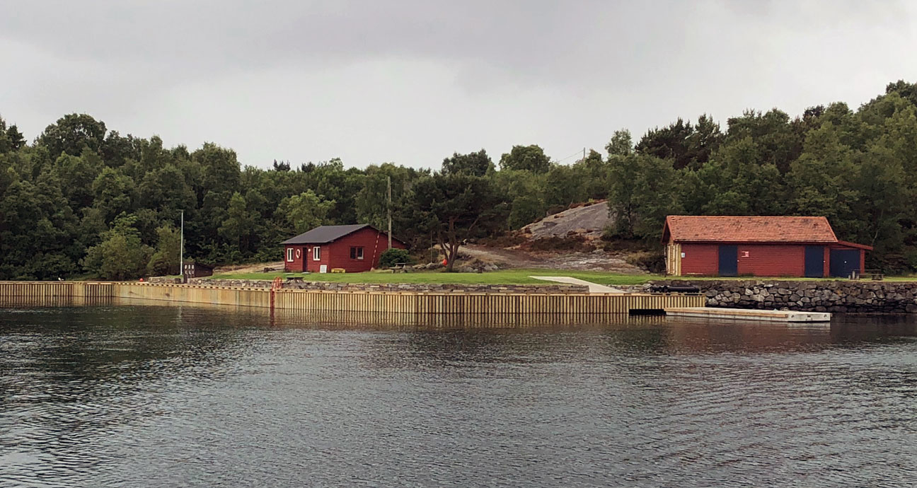Vassøy, Langøy og Klubben kai