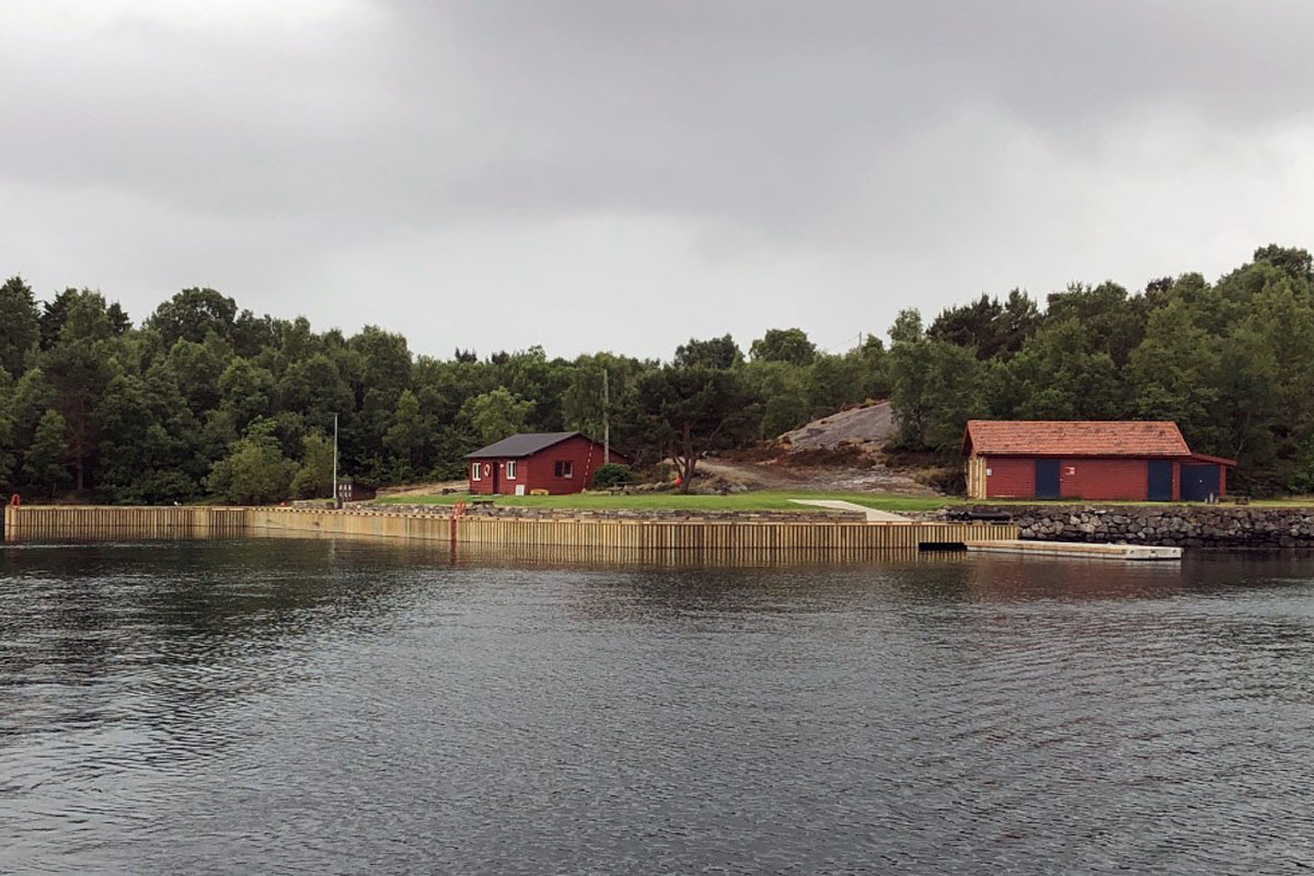 Vassøy, Langøy og Klubben kai